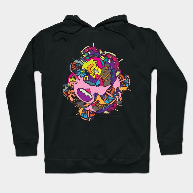 Abstract Doodle illustration Vol 4 Hoodie by roykhensin